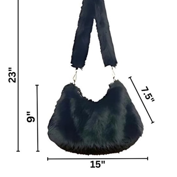 DEVORAH'S SECRET Mink Stylish Faux Fur Bag - Picture 4 of 4